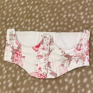 For Love and Lemons Floral Corset